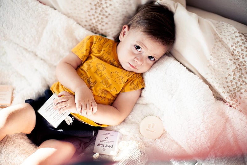 Relaxcation Organic Unscented Baby Soap Bar - 4 SIMPLE INGREDIENTS: ORGANIC Coconut, Olive Oil, Castor Oil and Moisturizing Cocoa Butter - Cold Process Handmade in USA (6 pack) - Image 4